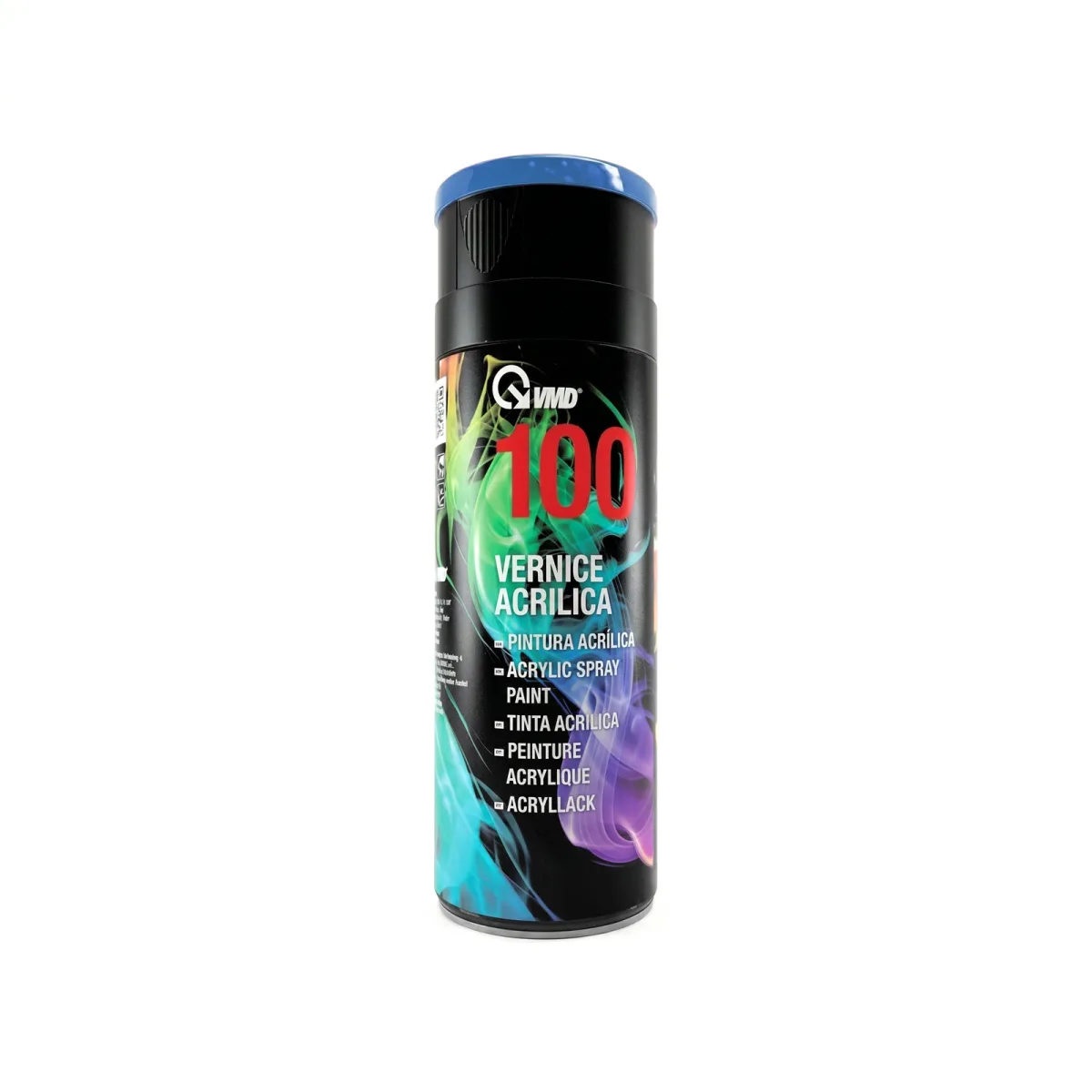 Vopsea acrilică emailată spray, albastru lucios, pentru metal, plastic și lemn, 400 ml