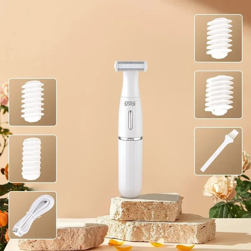Aparat de ras electric si tuns corp, 5 W, lame delicate, compact, portabil - imagine 5