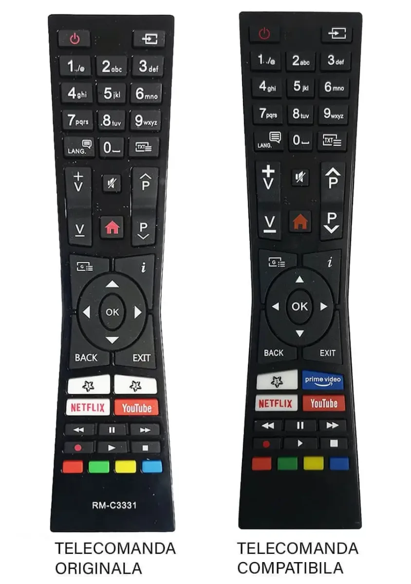 Telecomanda inlocuitoare compatibila TV JVC RM-C3331 ER 1695-N MFY 1685 (358)