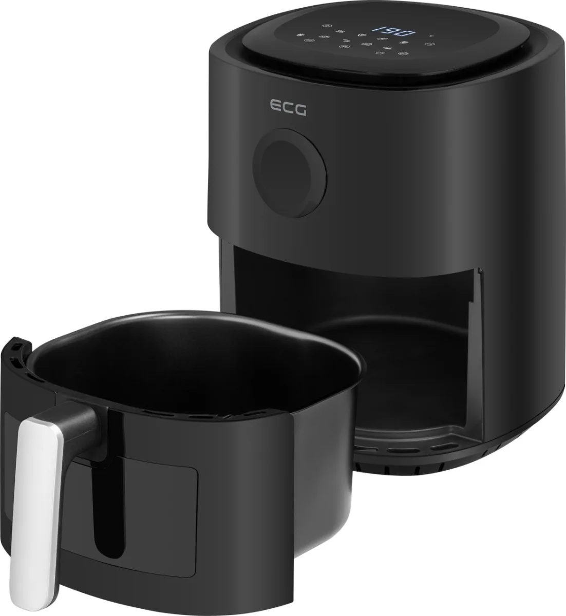 Friteuza cu aer fierbinte ECG AF 4020 Compact Fry, 3.8 litri, 1300 W, control digital, 8 programe, temperatura 80-200°C - imagine 6