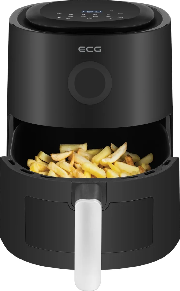 Friteuza cu aer fierbinte ECG AF 4020 Compact Fry, 3.8 litri, 1300 W, control digital, 8 programe, temperatura 80-200°C - imagine 7