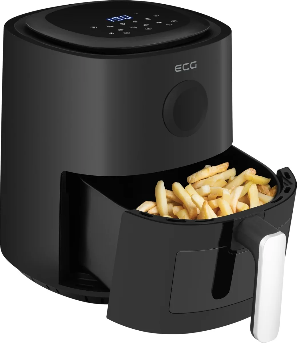 Friteuza cu aer fierbinte ECG AF 4020 Compact Fry, 3.8 litri, 1300 W, control digital, 8 programe, temperatura 80-200°C - imagine 10