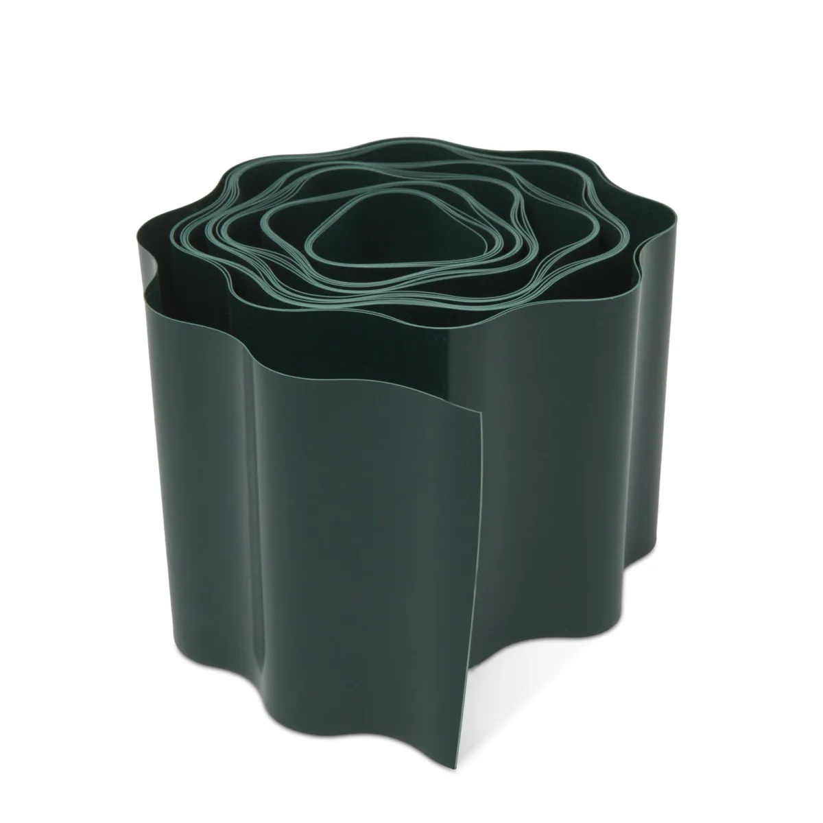 Bordura gazon gradina, 6 m, 10 cm, separator iarba pietris, plastic verde, montaj usor
