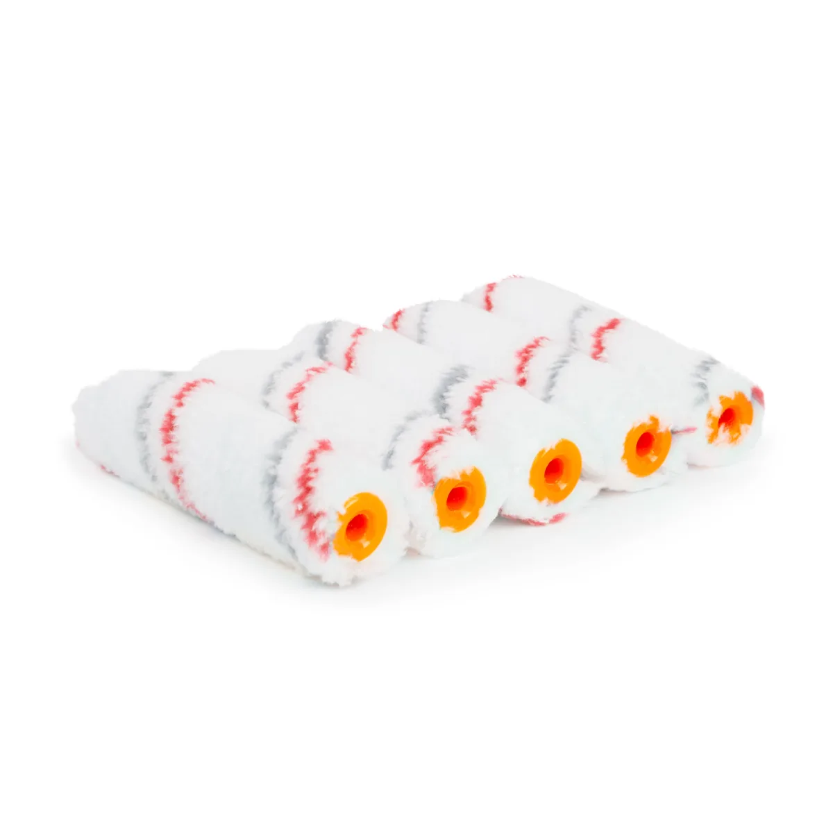 Role vopsit, 100 mm, poliester 12 mm, 5 buc set, pentru vopsea lavabila si adeziv tapet