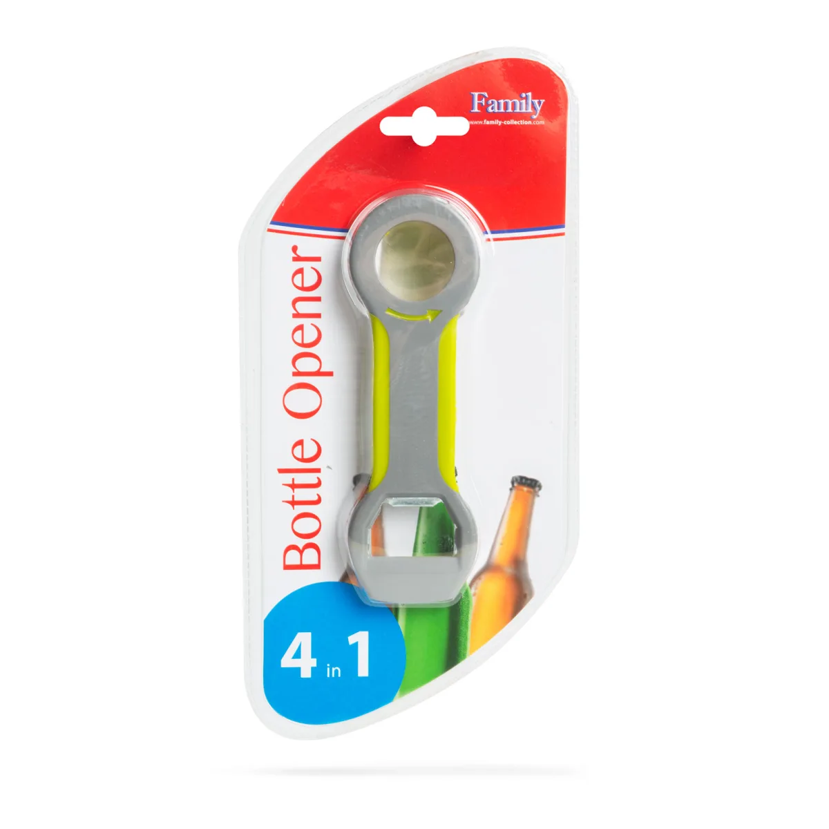 Deschizator sticle 4 in 1 capace /bere/ doze/ borcane multifunctional bucatarie - imagine 3