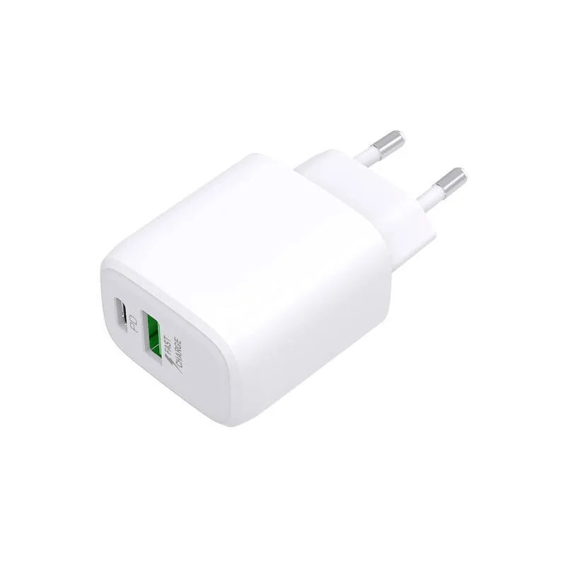 Incarcator de retea GoGEN ACHPDQ 220, 1 x USB-C 20W, 1 x USB-A 18W, alb - imagine 4