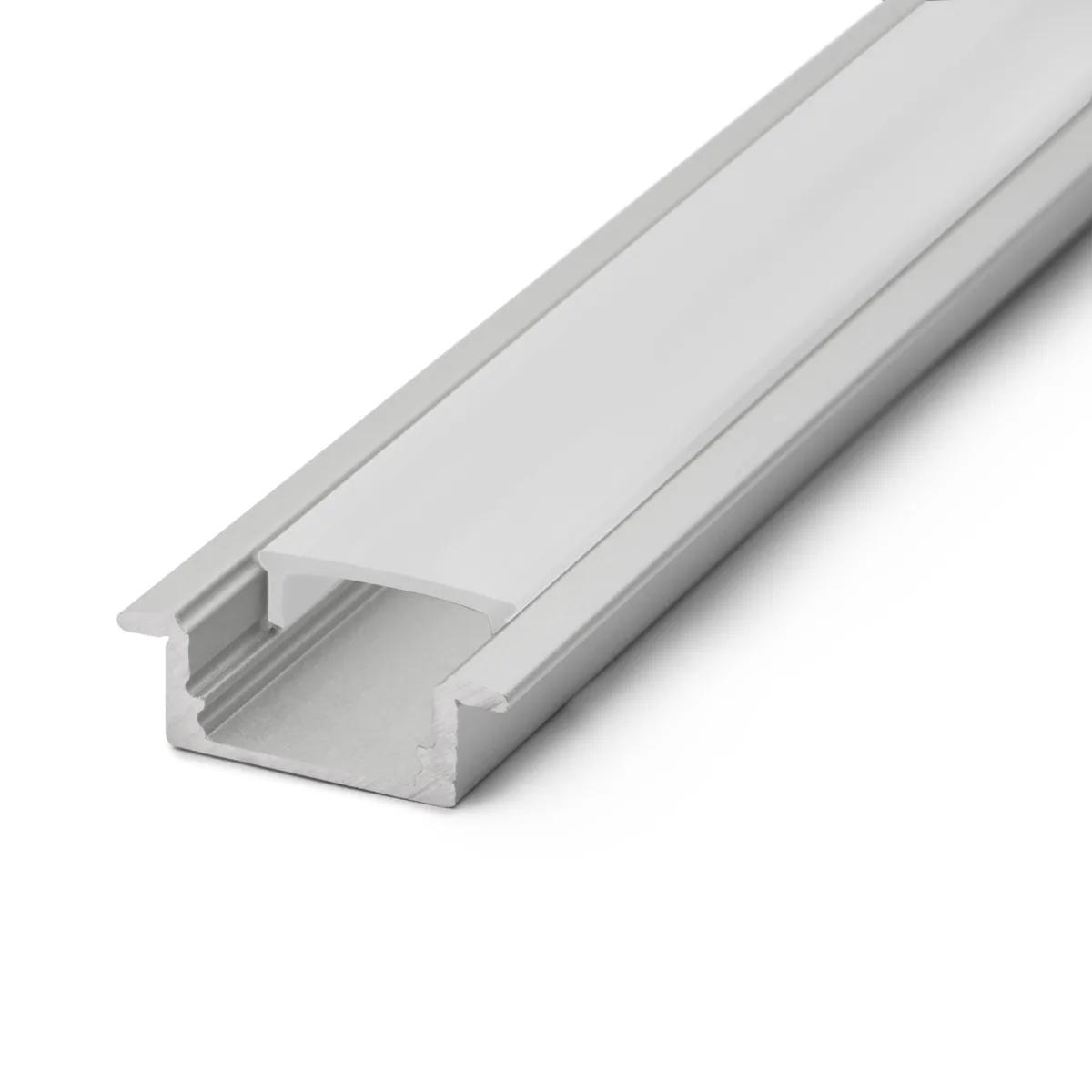 Capac profil LED opal 2m, difuzor banda LED, policarbonat, compatibil profil aluminiu - imagine 3