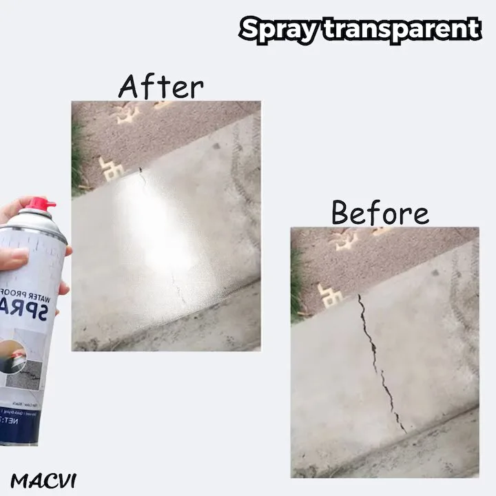 Spray Etansare Macvi® 450ml Hidroizolatie Rapida, Impermeabilizare Crapaturi, Protectie de Lunga Durata, Transparent - imagine 2
