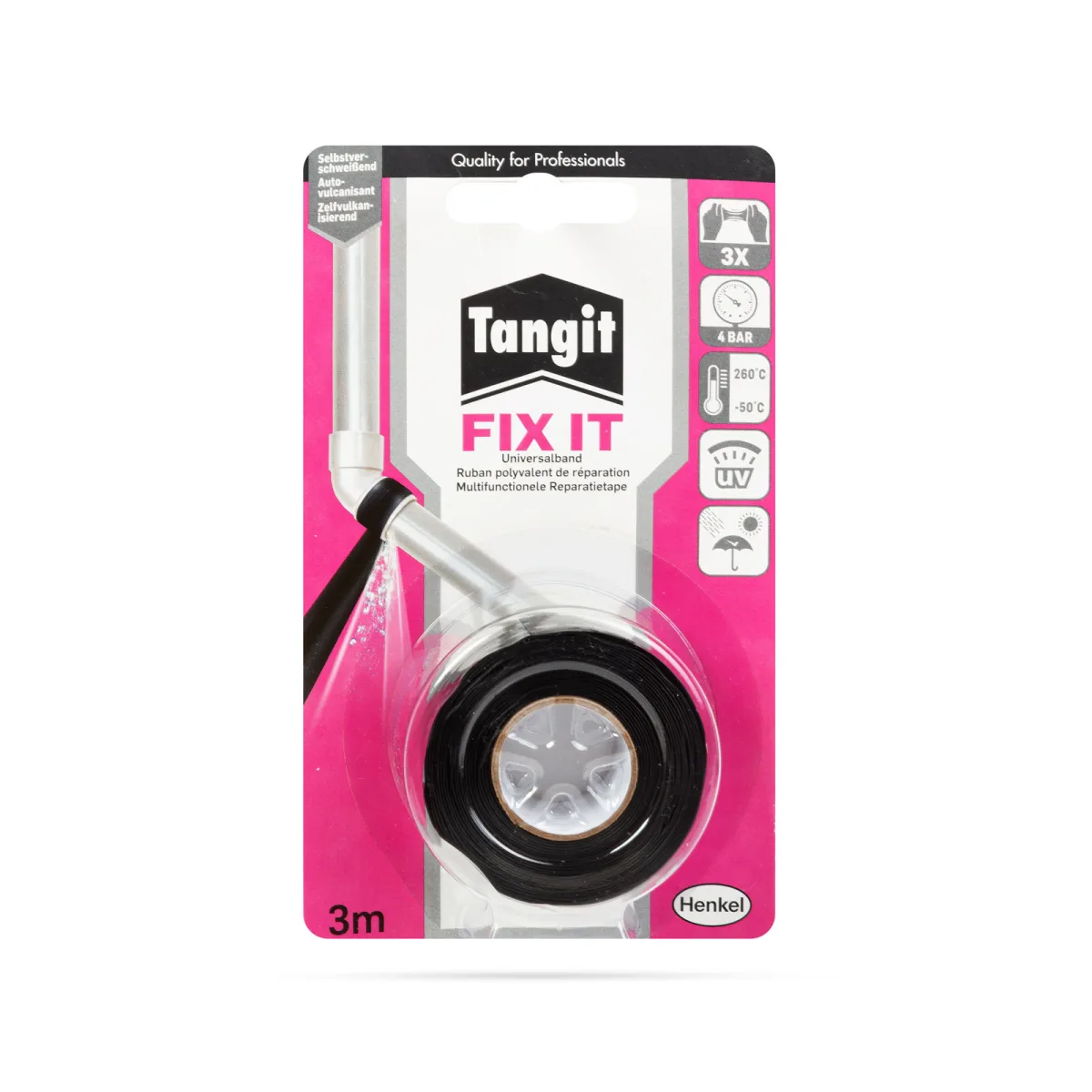 Banda reparatii tevi Tangit Fix It 3m, banda etansare scurgeri apa rezistenta presiune si temperatura