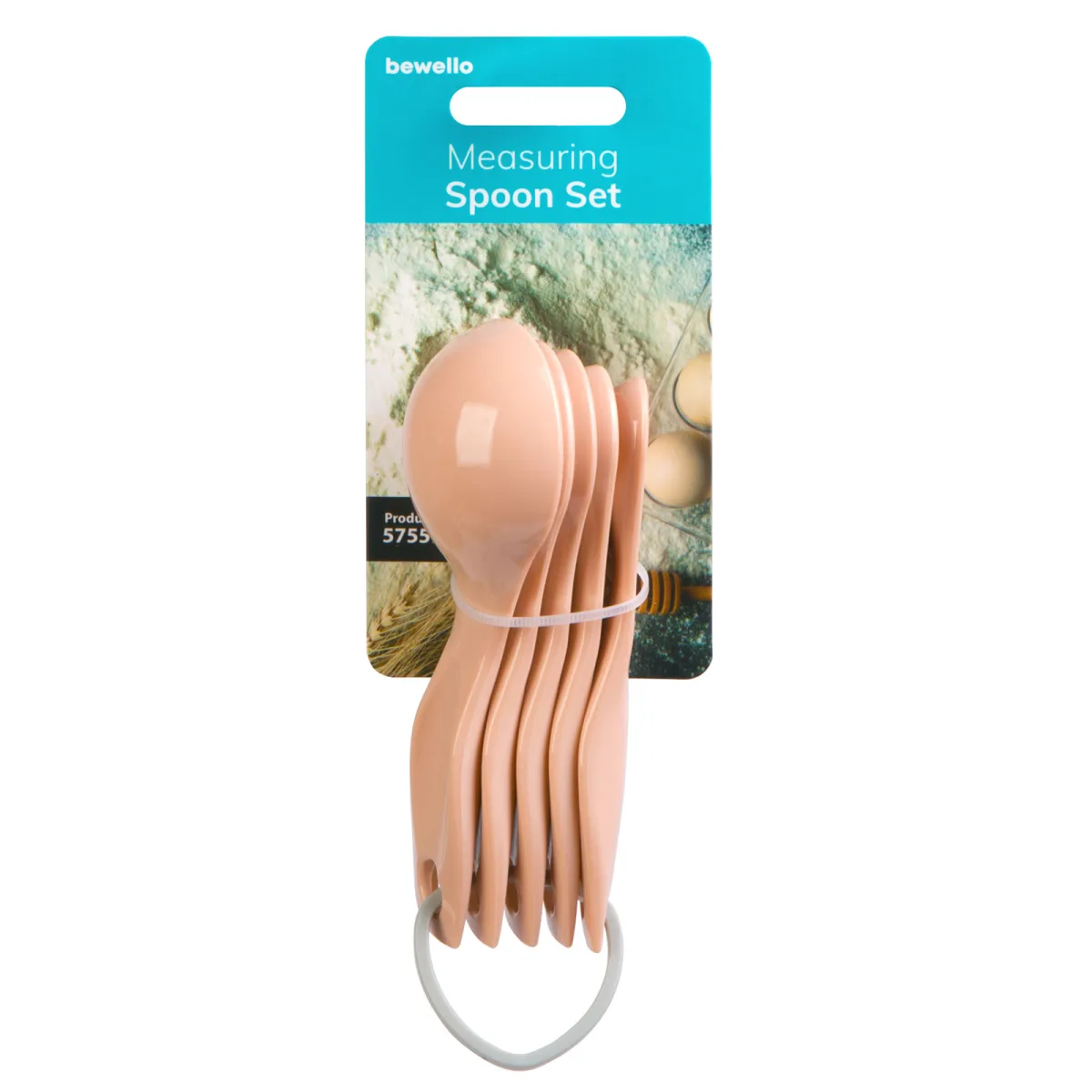 Set linguri de măsurare - plastic - în diferite dimensiuni - 5 bucăți / ambalaj