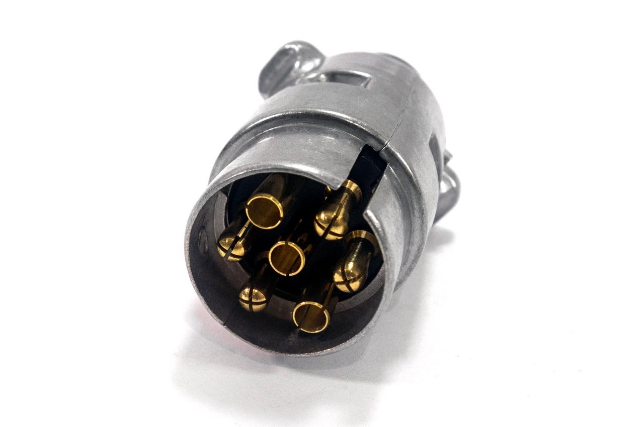 fisa remorca 7 pini din aluminiu 3 Fisa remorca 7 PINI din aluminiu - imagine 3