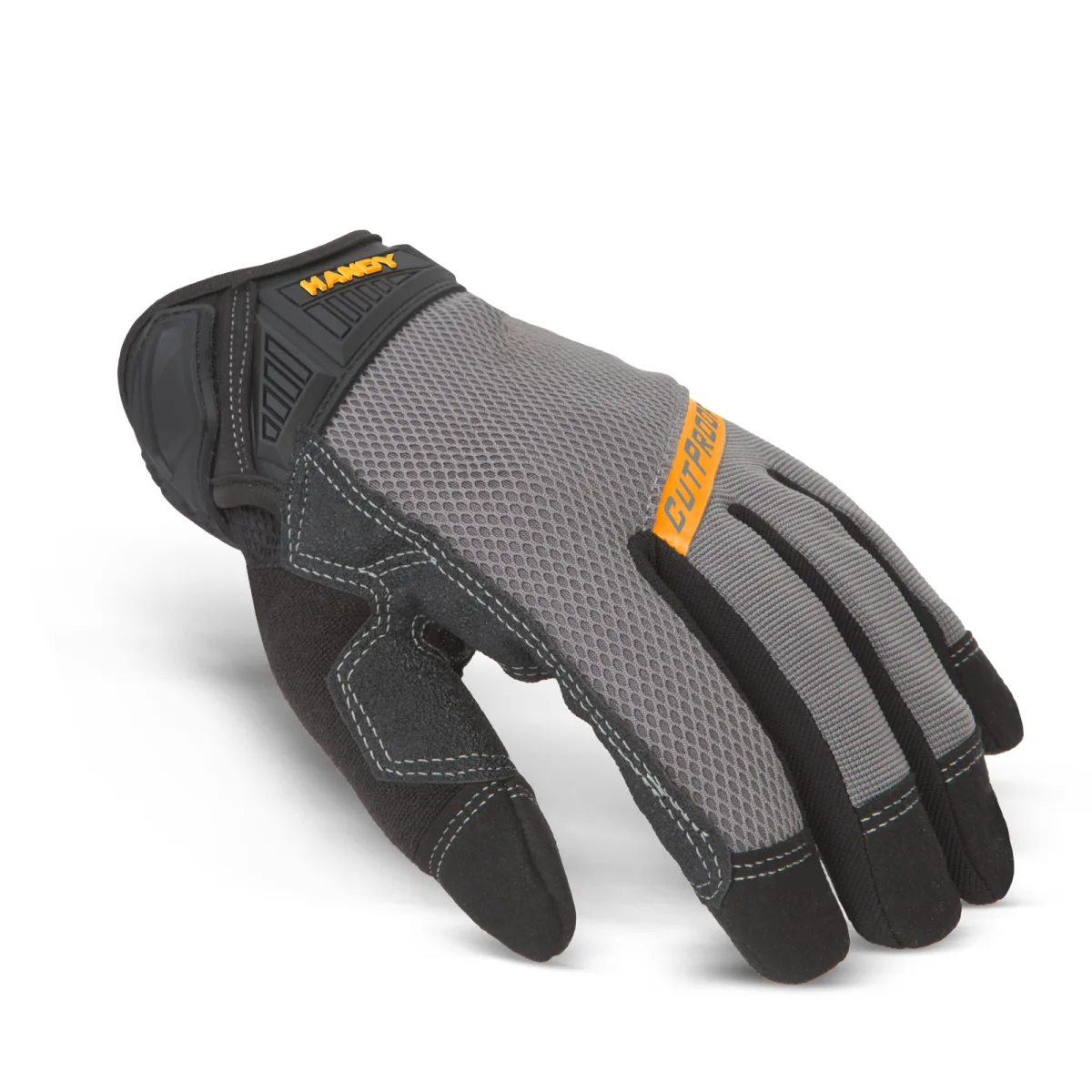 Manusi protectie L rezistente la taiere cu Kevlar si varfuri tactile, standard EN388 2442E