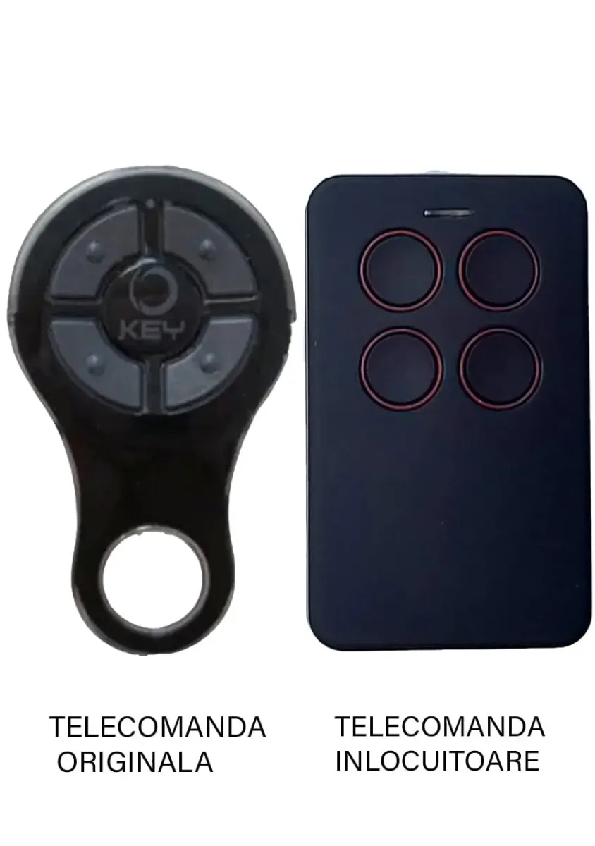Telecomanda inlocuitoare poarta garaj desicanale cod saritor 433.92MHz Key SUB44R compatibila cu originalul (825)