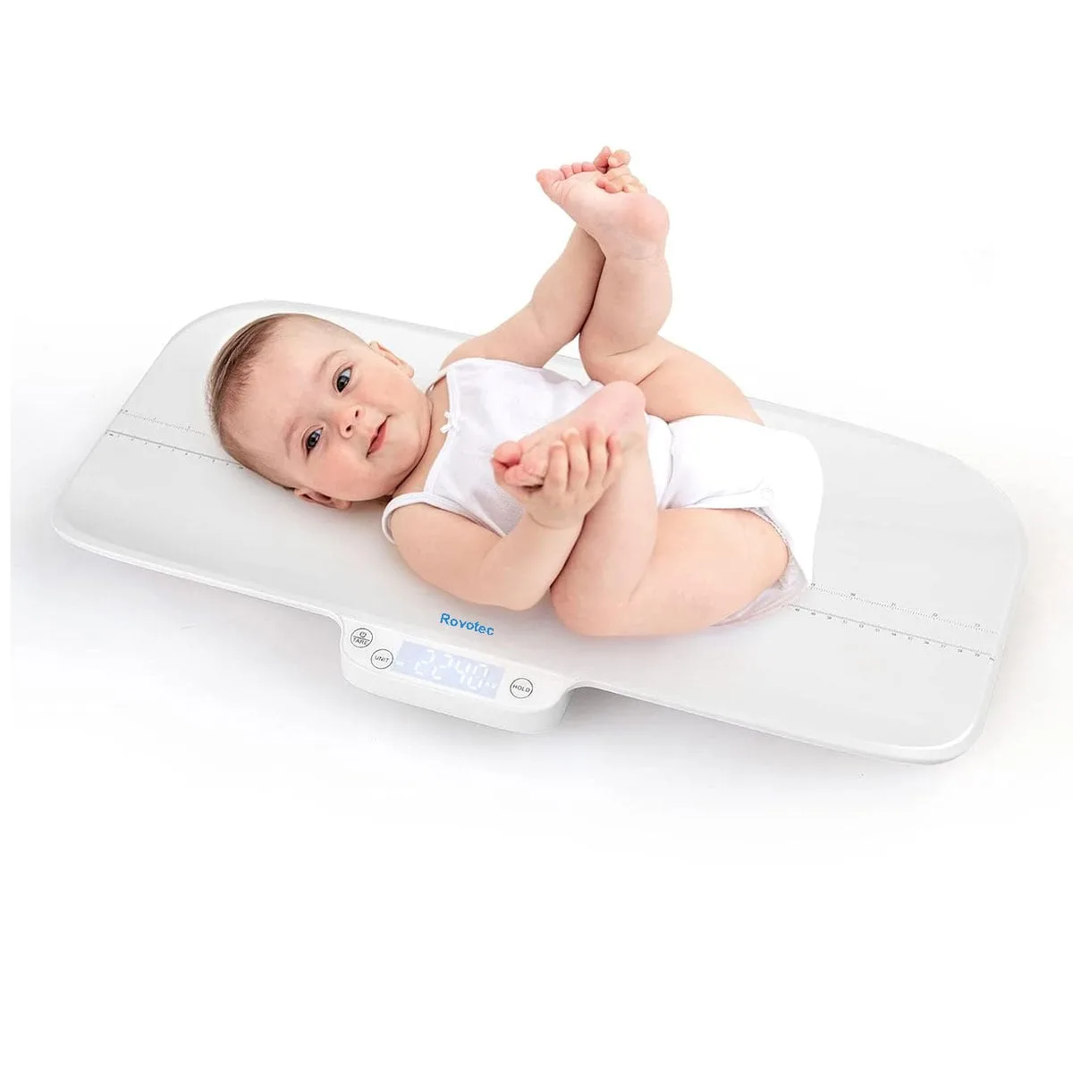 Cantar pentru bebelusi Rovotec SBS-30871, 40 kg, 60 cm, Afisaj LED