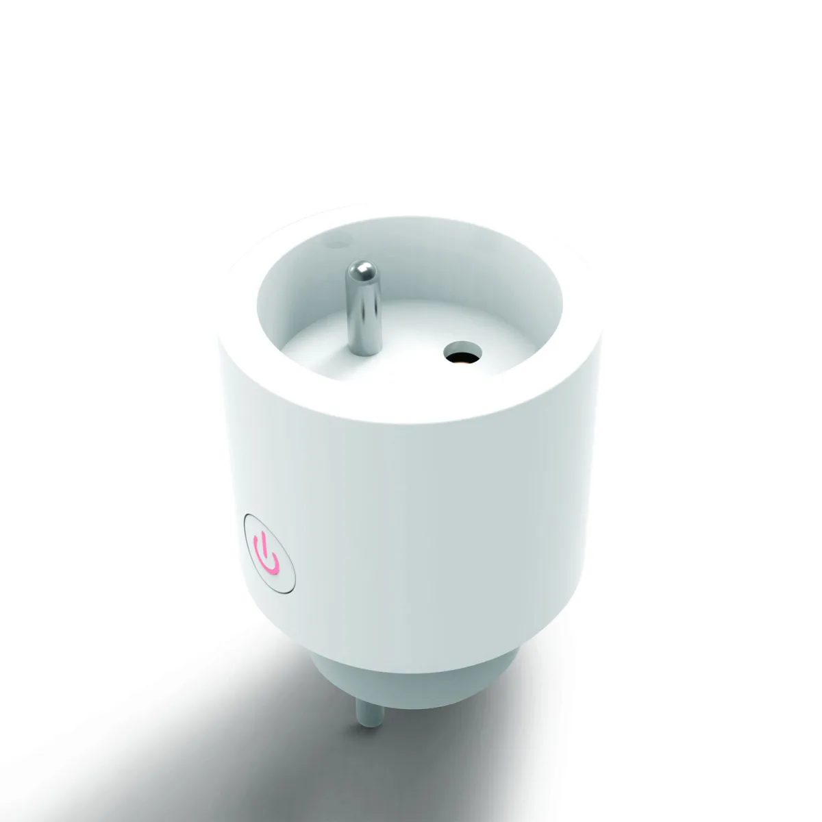 Priza inteligenta WiFi cu contor consum, 16A, 3680W, Alexa Google Siri IFTTT, Tuya, priza slovaca, alb