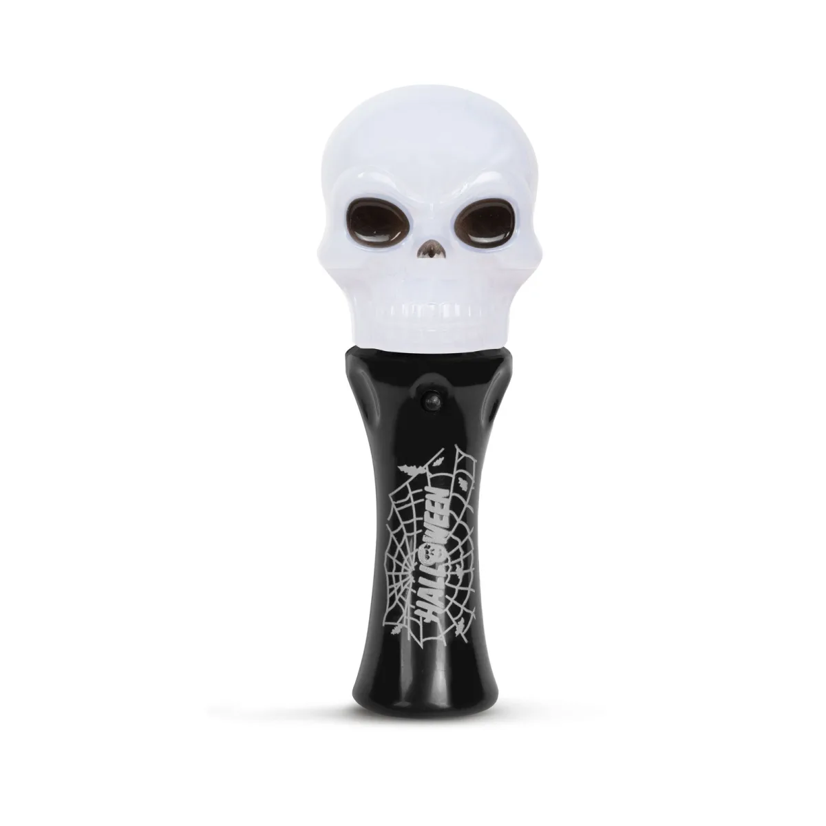 Lampa Halloween LED craniu, decor luminos portabil RGB cu baterii, efect lumini intermitente - imagine 2