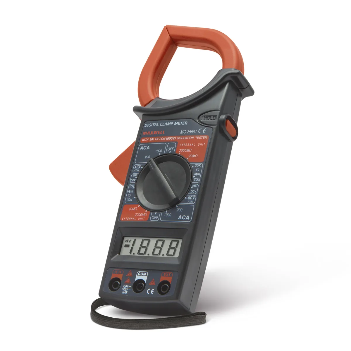 Cleste ampermetric digital 1000A, 1000V, rezistenta, AC masurare fara intrerupere