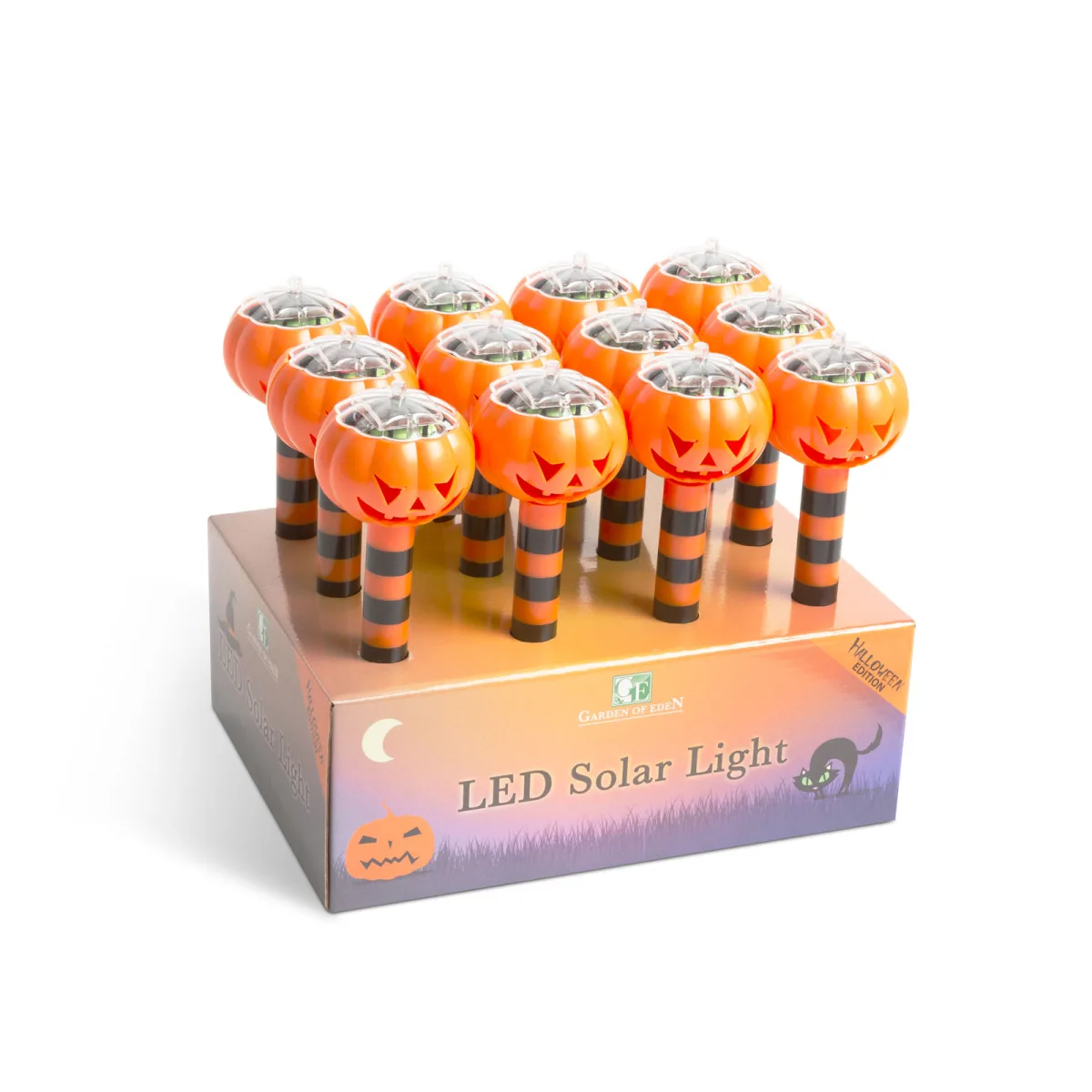 Lampa solara LED dovleac Halloween, lampa decorativa gradina cu LED - imagine 5