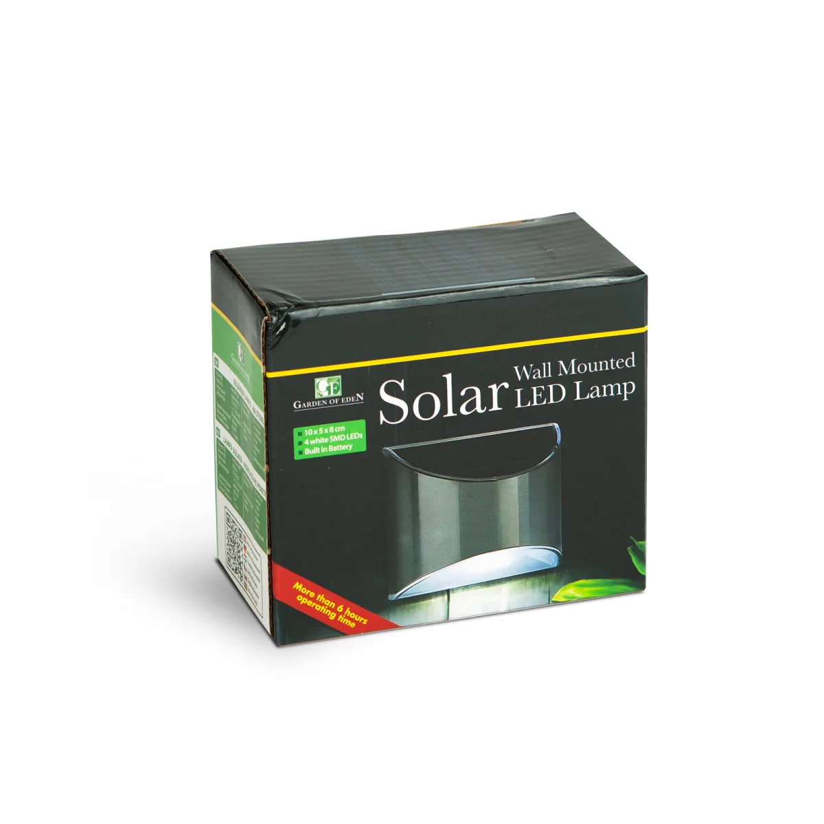 Lampa solara LED perete 4 SMD alb rece, iluminat exterior gradina terasa, montaj usor - imagine 4