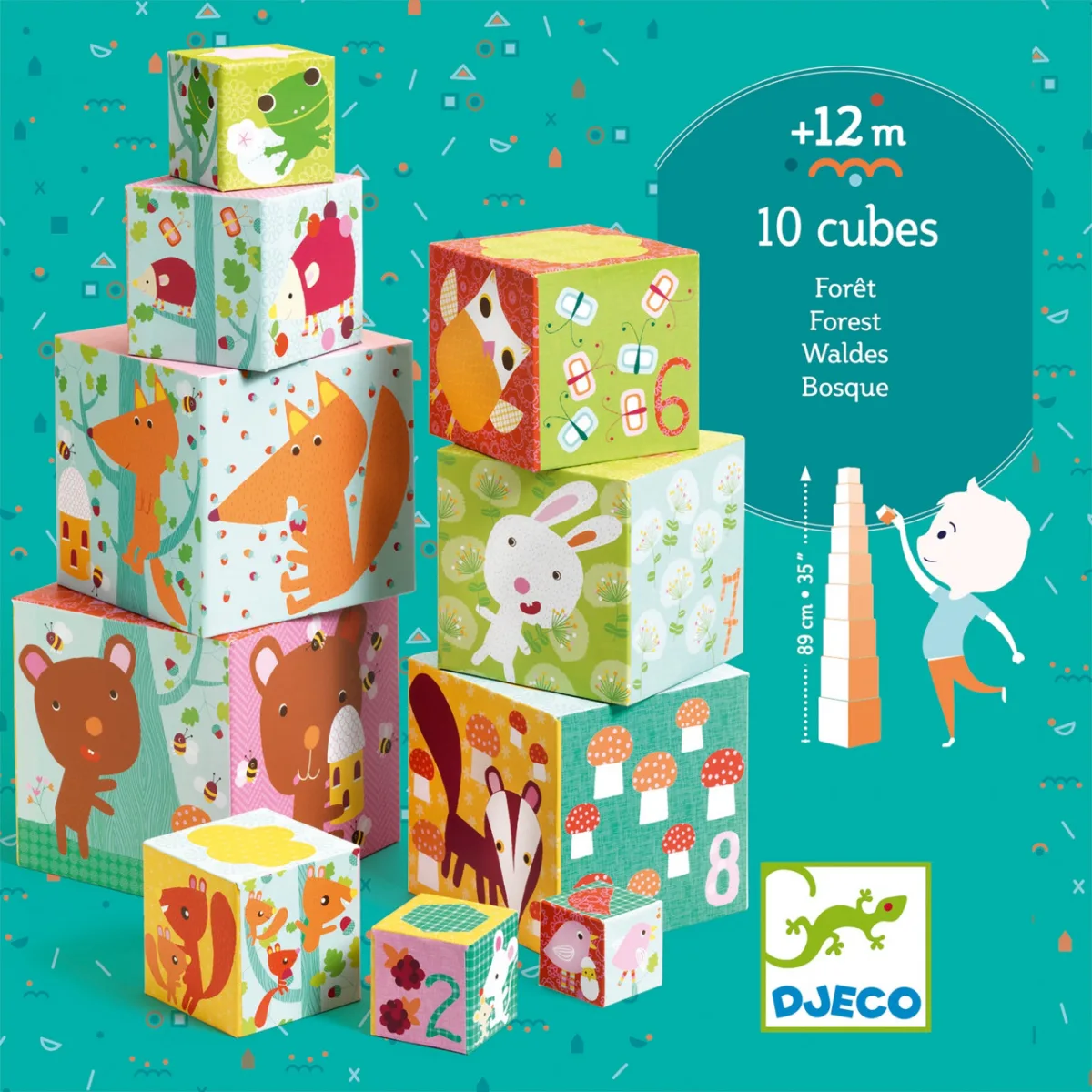 Turn de construit Padure, Djeco - imagine 4