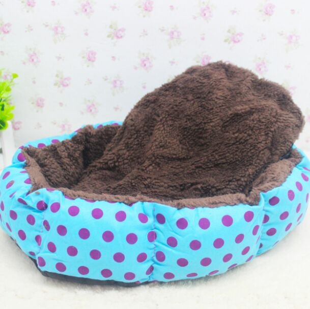 pat pentru caine sau pisica albastru ag602b 1 Pat pentru Caine sau Pisica Albastru AG602B