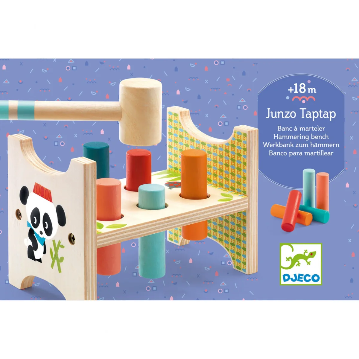 Banc de lucru bebe Taptap, Djeco - imagine 3