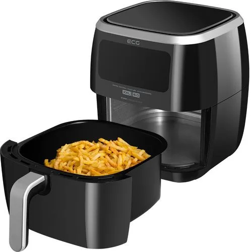 Friteuza cu aer fierbinte ECG AF 6000, 7 litri, 1800 W, 8 programe, control temperatura 30-200°C - imagine 2