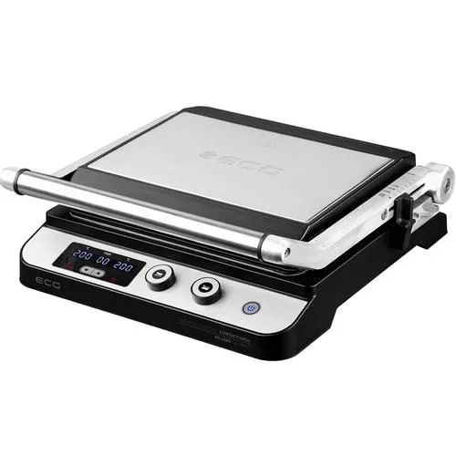 Contact grill ECG KG 1000 Gourmet, 1650–2000 W, 2 termostate independente - imagine 2