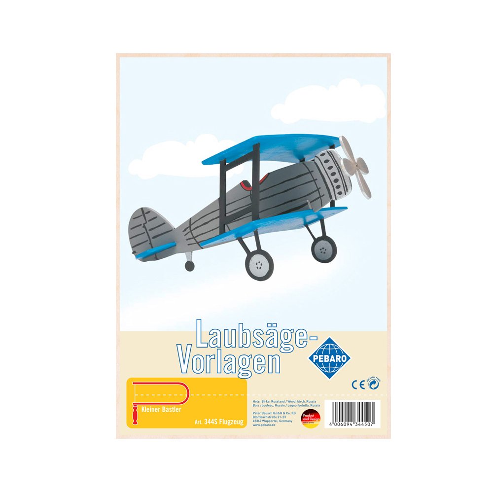 sablon din lemn, avion, pentru traforaj, dimensiunea a4 pebaro 344s 1 Sablon din lemn, avion, pentru traforaj, dimensiunea A4 Pebaro 344S