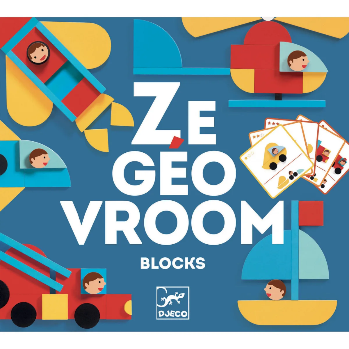 Joc educativ Ze GeoVroom, Djeco - imagine 2