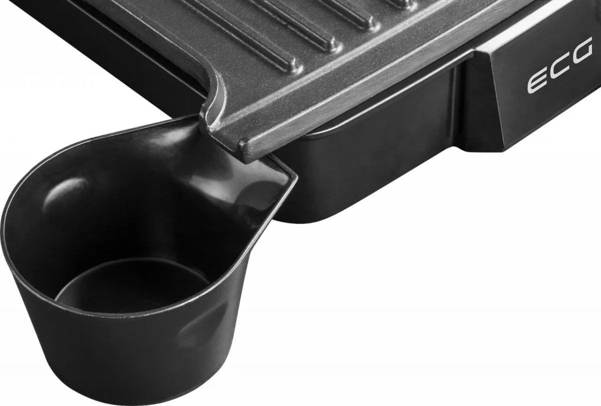 Grill electric ECG KG 100, 2000 W, 3 tipuri de gatire, deschidere 180º - imagine 6