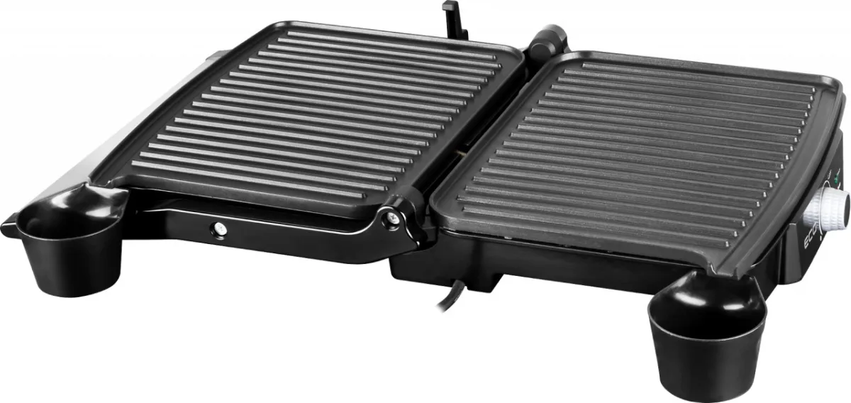 Grill electric ECG KG 100, 2000 W, 3 tipuri de gatire, deschidere 180º - imagine 7