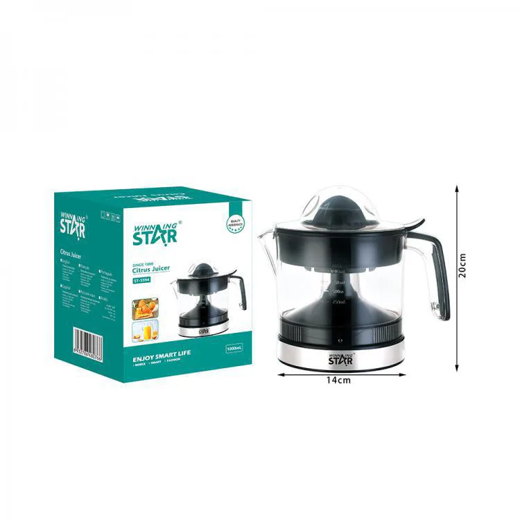 Storcator electric citrice 750 ml 30 W negru gri usor de folosit si curatat - imagine 2