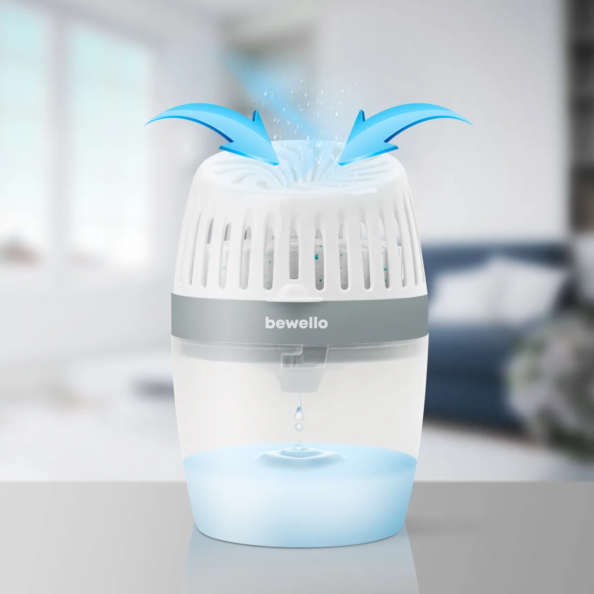 Dezumidificator cu pastila 450 g, fara parfum, absorbtie umiditate, pentru mucegai, fara curent electric