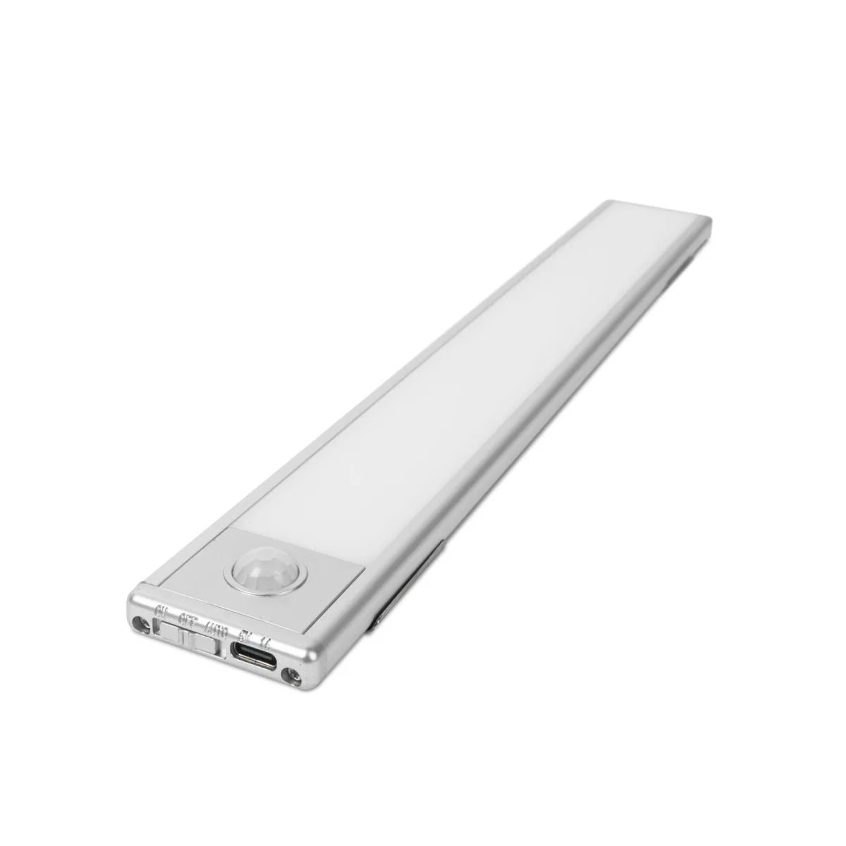 Lampa LED senzor miscare 30 cm, magnetica, reincarcabila USB, iluminare dulap mobilier
