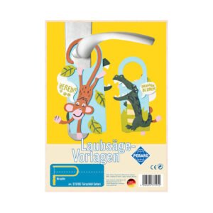 Pebaro 375/9S, Sablon din lemn, semn de usa safari, pentru traforaj, dimensiunea A4