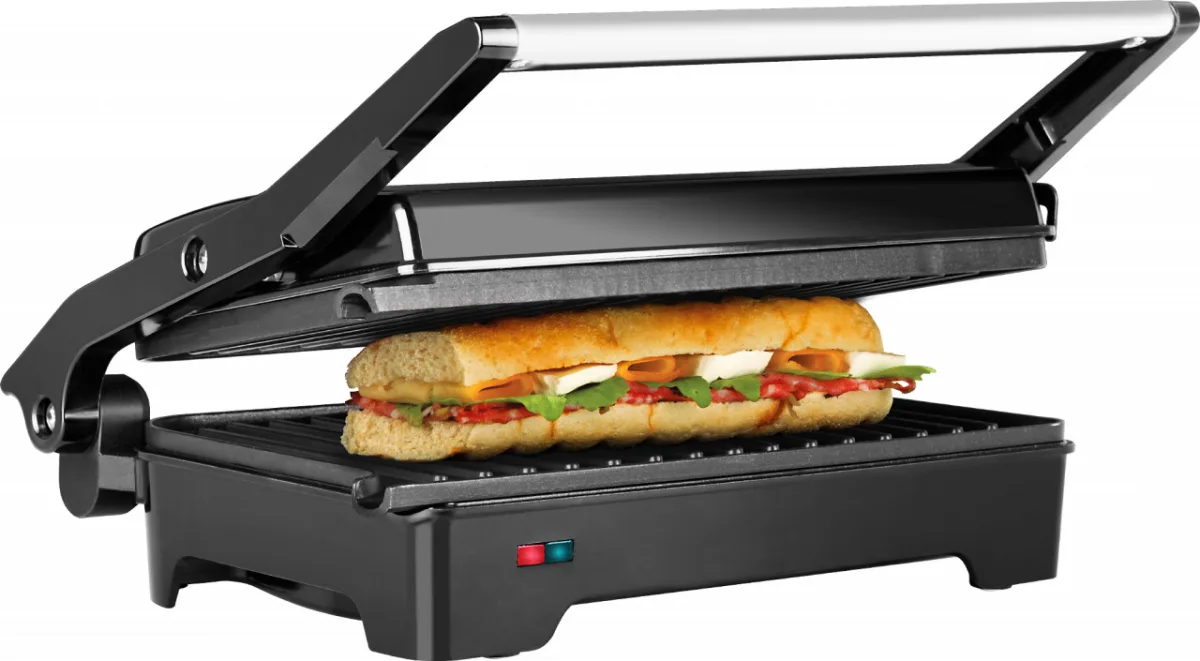 Sandwich-maker&grill, ECG S 2070 Panini, 1200 W, placi nonaderente - imagine 7