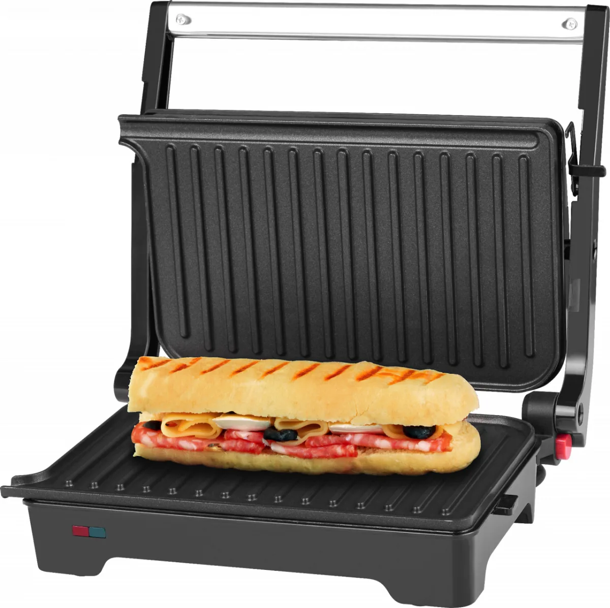 Sandwich-maker&grill, ECG S 2070 Panini, 1200 W, placi nonaderente - imagine 8