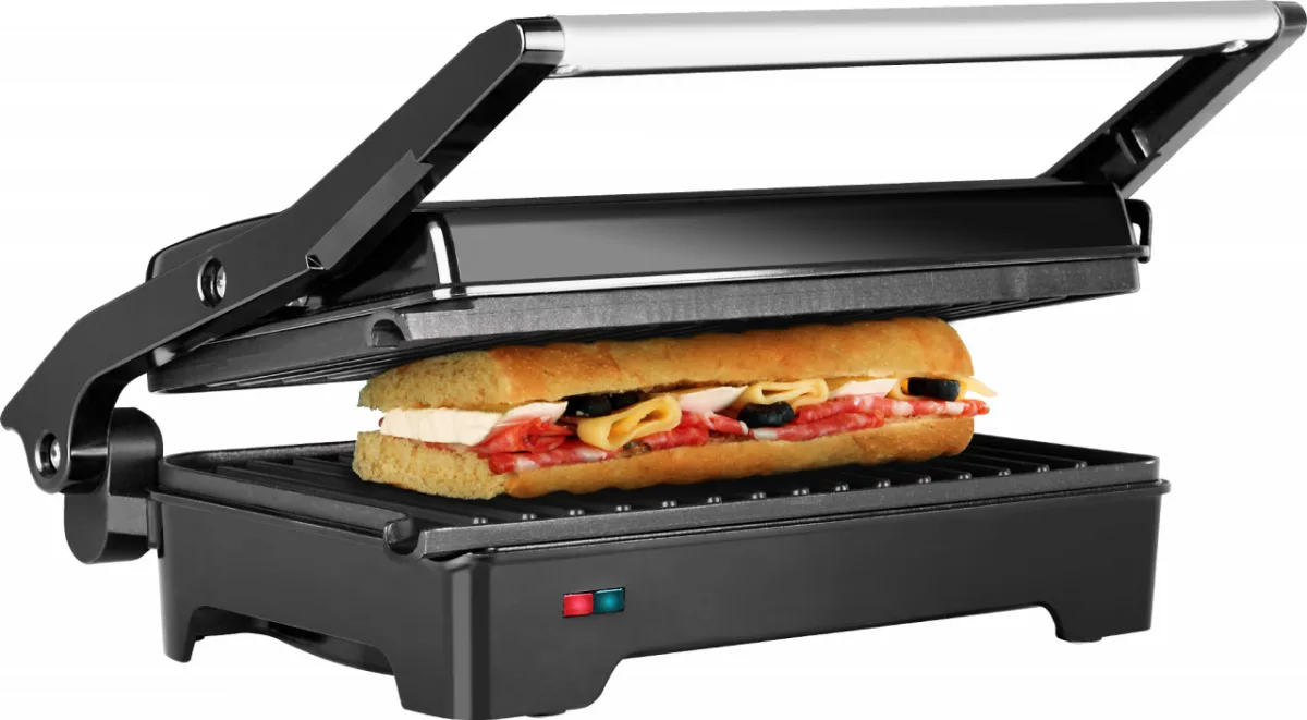 Sandwich-maker&grill, ECG S 2070 Panini, 1200 W, placi nonaderente - imagine 9
