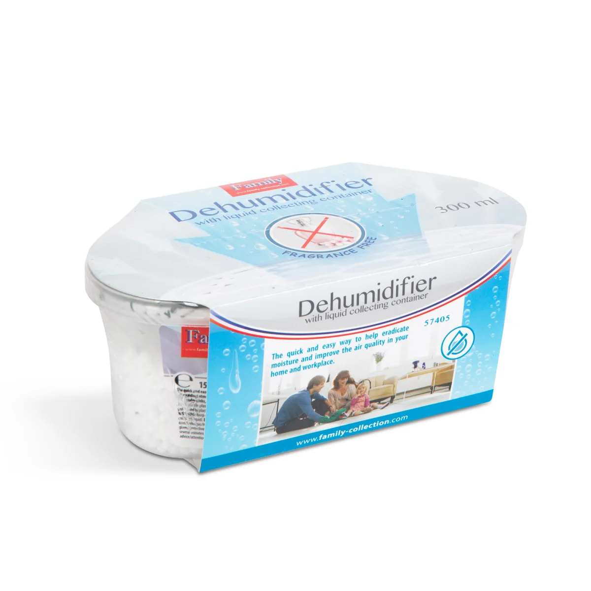 Dezumidificator 300 ml fara miros, absorbtie umiditate, anti mucegai, compact