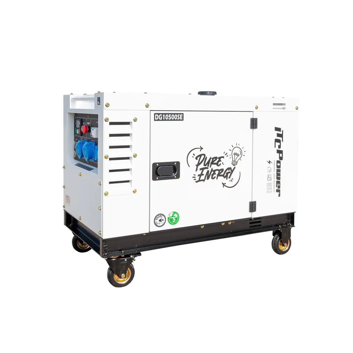 Generator diesel monofazat ITC Power DG10500SE, 8,5 kW, controller DC30, insonorizat - imagine 13
