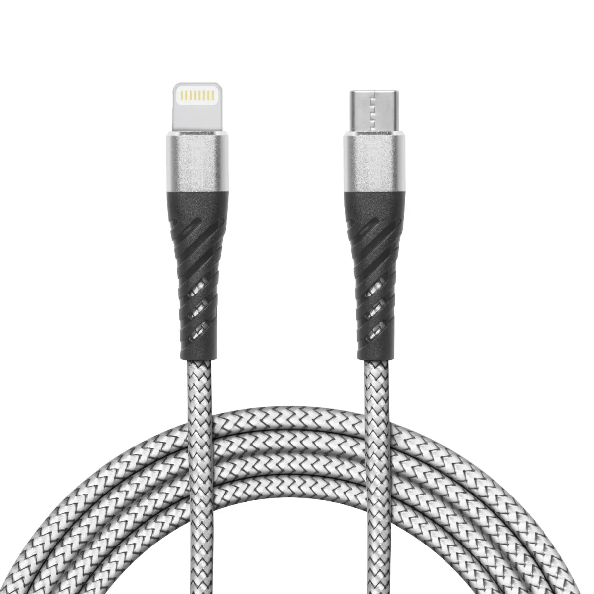 Cablu date iPhone Lightning la USB C 2m incarcare rapida 2A rezistent anti incurcare