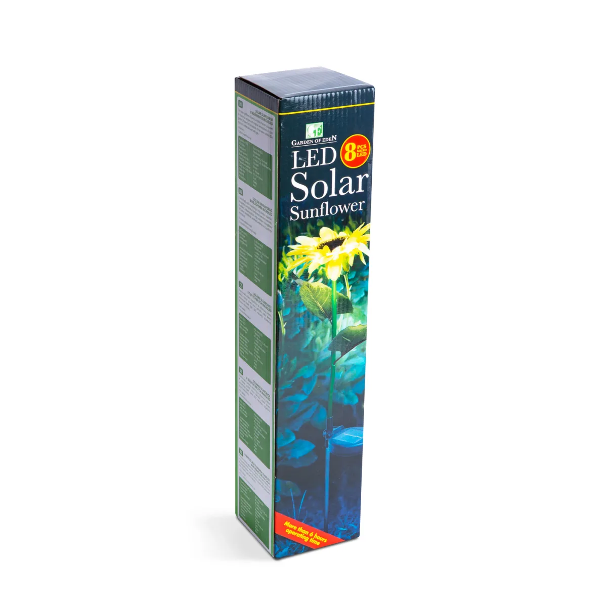Lampa solara floarea soarelui 75 cm, 8 LED alb cald, iluminat gradina cu tarus - imagine 3