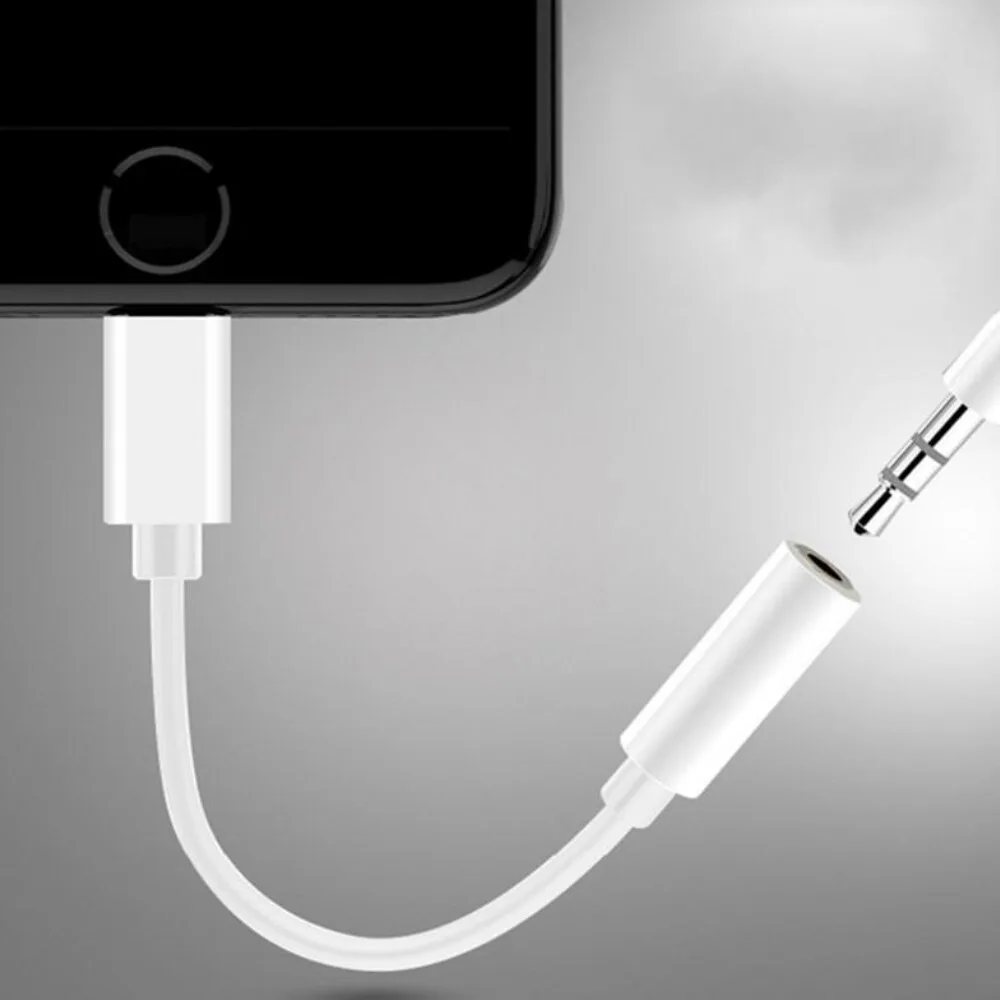 Adaptor audio Lightning la Jack 3.5 mm Macvi, alb, compact, constructie din cupru - imagine 4