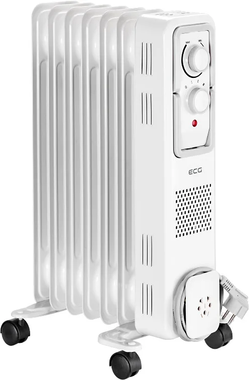 Calorifer electric cu ulei ECG OR 1570, 7 elementi, 1500 W, 3 trepte de putere - imagine 2