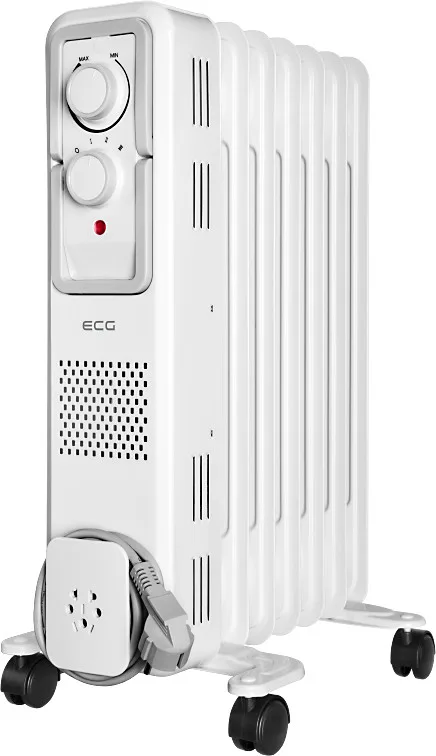 Calorifer electric cu ulei ECG OR 1570, 7 elementi, 1500 W, 3 trepte de putere - imagine 3