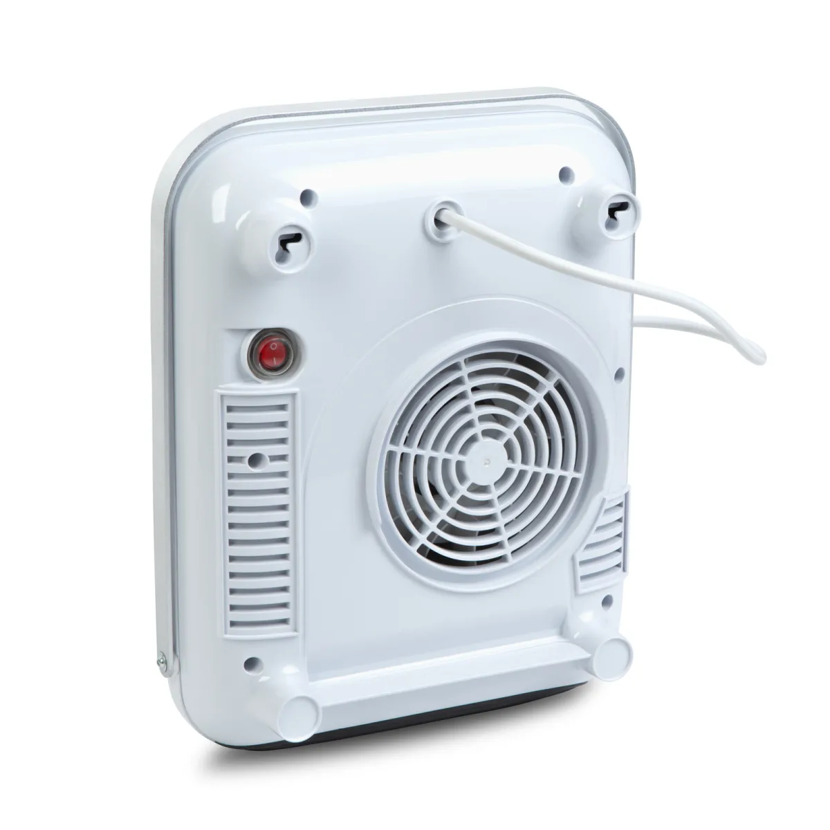 Calorifer perete cu suport prosoape, 800-2000W, LED, termostat, telecomanda, alb - imagine 5