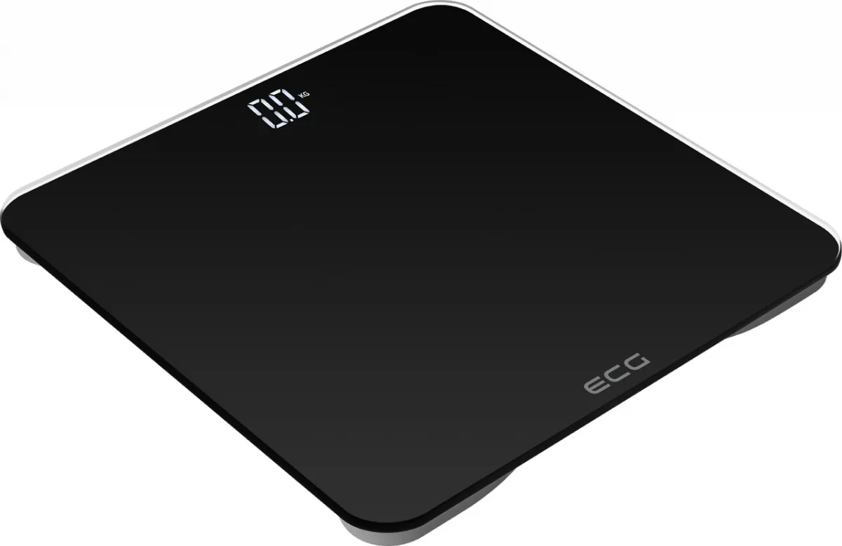 Cantar de persoane ECG OV 1821 negru, 180Kg, sticla - imagine 3