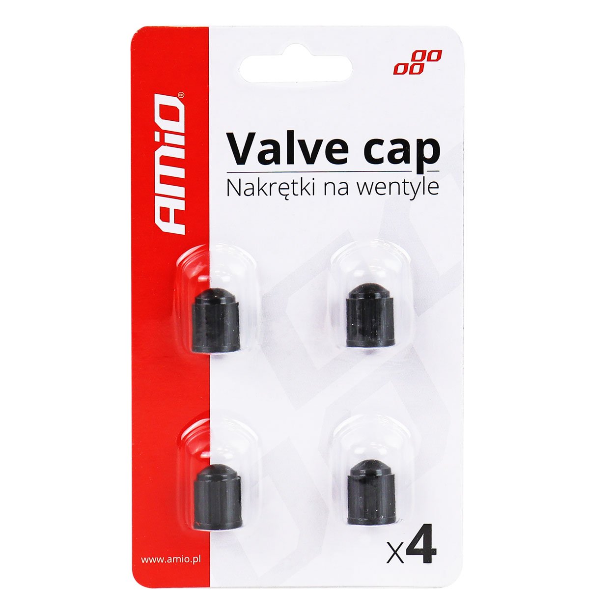 set 4 capacele auto din plastic pentru ventil, culoare neagra 4 Set 4 capacele auto din plastic pentru ventil, culoare Neagra - imagine 4