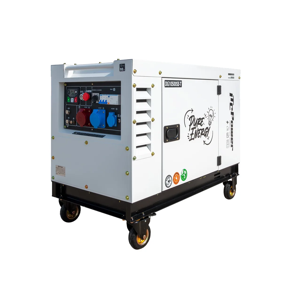 Generator diesel Full Power ITC Power DG10500SE-T, 10,6 kVA, 230/400 V, controller DC30 - imagine 8